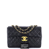 Vintage Classic Single Flap Bag Quilted Lambskin Maxi