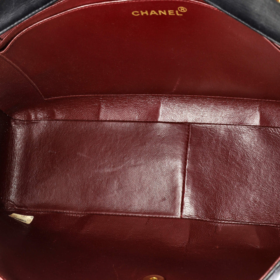 Vintage Classic Single Flap Bag Quilted Lambskin Maxi