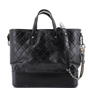 Gabrielle Shopping Tote Quilted Calfskin Large