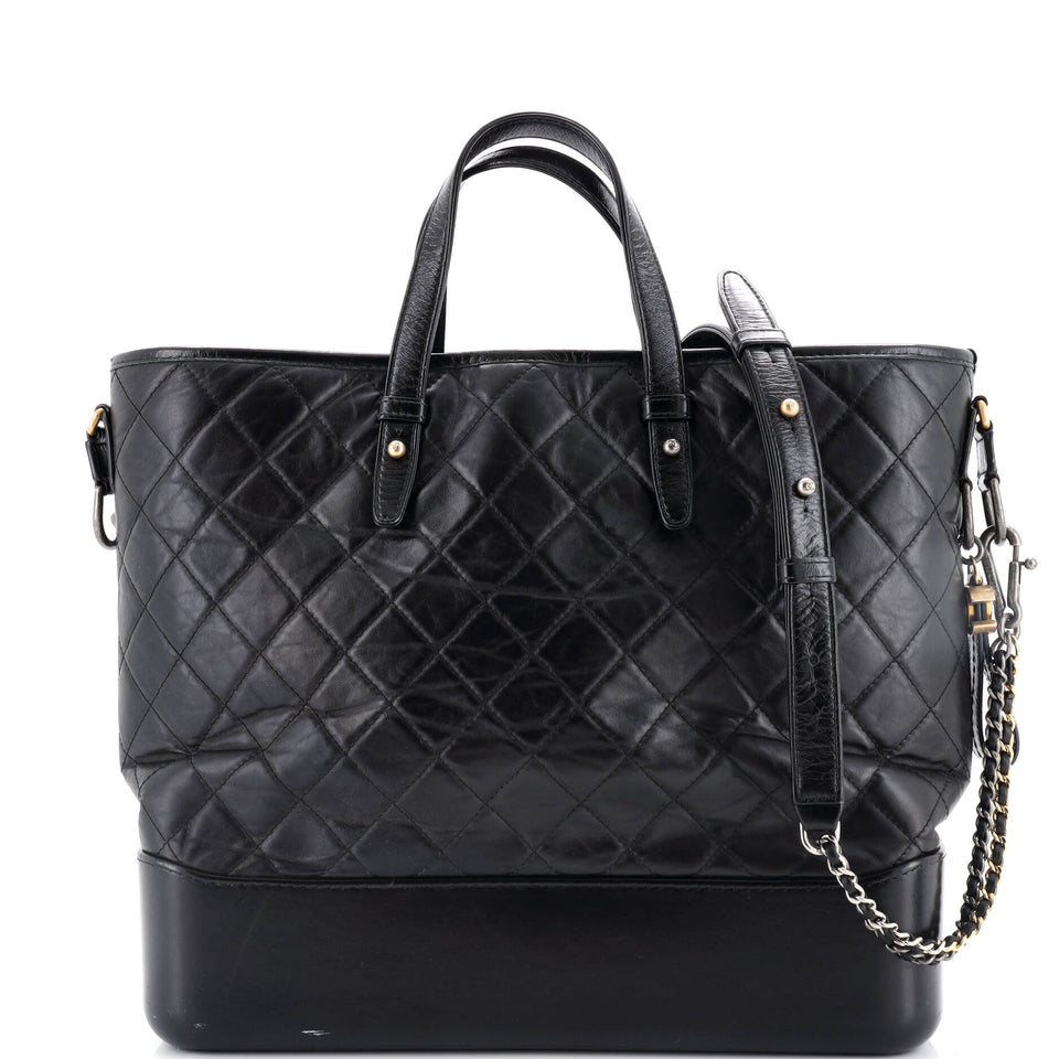 Gabrielle Shopping Tote Quilted Calfskin Large