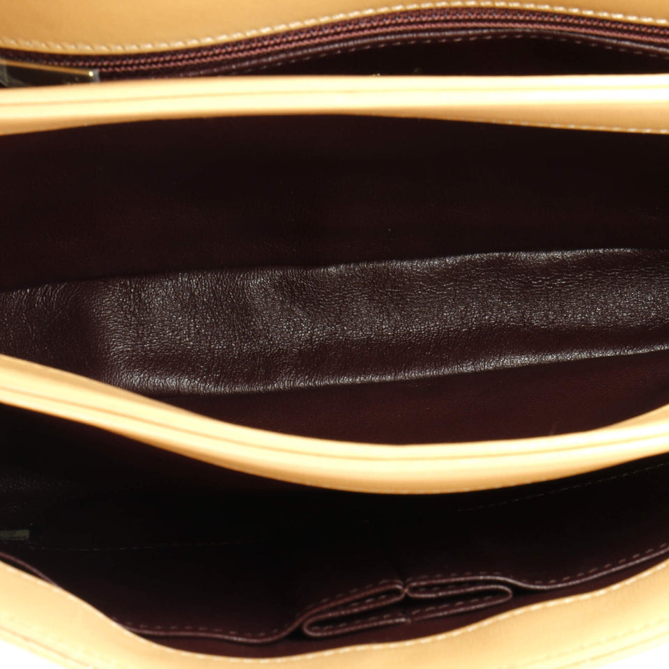 Trendy CC Top Handle Bag Quilted Lambskin Small