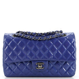 Classic Double Flap Bag Quilted Patent Medium