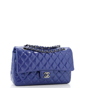 Classic Double Flap Bag Quilted Patent Medium