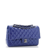 Classic Double Flap Bag Quilted Patent Medium