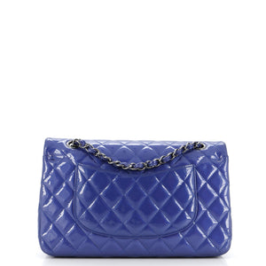 Classic Double Flap Bag Quilted Patent Medium