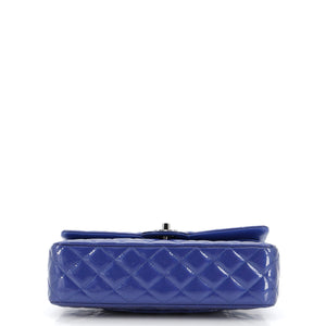 Classic Double Flap Bag Quilted Patent Medium