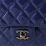 Classic Double Flap Bag Quilted Patent Medium