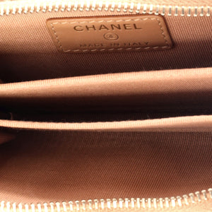 CC Zip Coin Purse Quilted Caviar Small