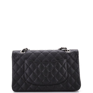 Classic Double Flap Bag Quilted Caviar Medium