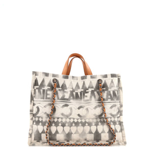 Iliad Shopping Tote Printed Canvas Medium