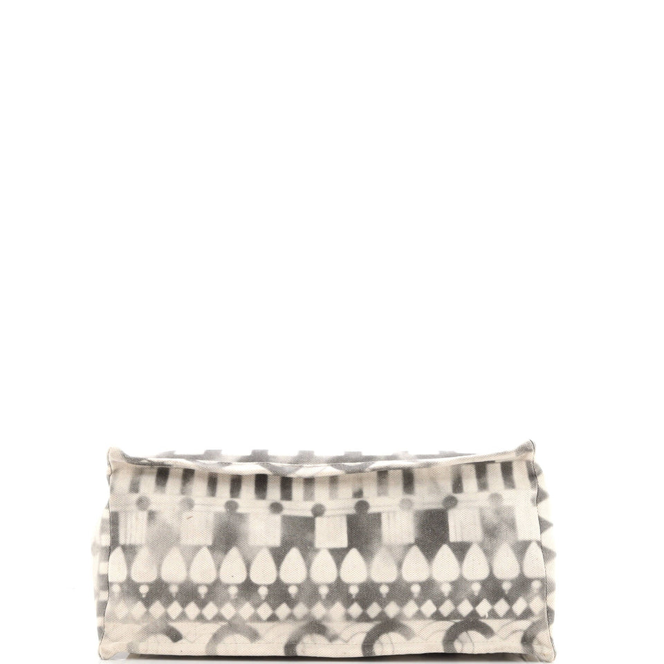 Iliad Shopping Tote Printed Canvas Medium