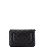 Wallet on Chain Quilted Caviar