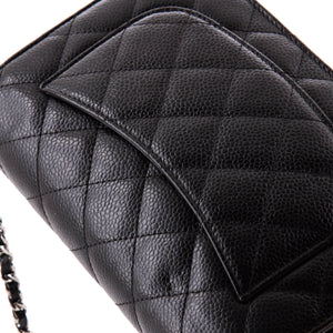Wallet on Chain Quilted Caviar
