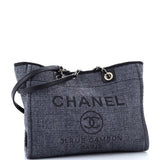 Deauville Tote Raffia with Glitter Detail Small