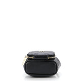 Business Affinity Drawstring Bucket Bag Quilted Caviar Mini