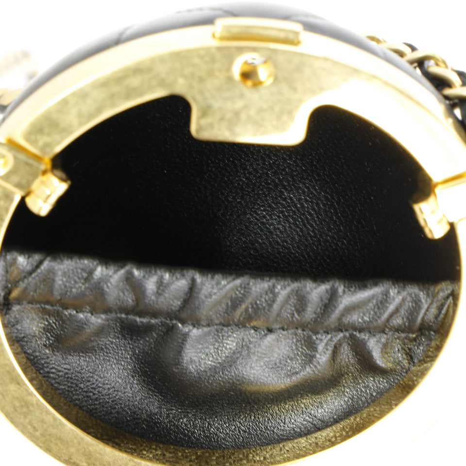 22 Sphere Minaudiere Quilted Lambskin