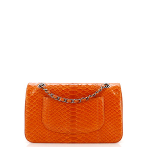 Classic Double Flap Bag Python Medium