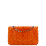 Classic Double Flap Bag Python Medium