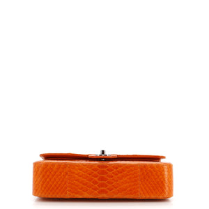 Classic Double Flap Bag Python Medium
