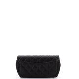 Classic Sunglasses Case with Chain Quilted Caviar