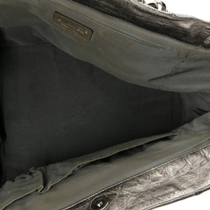 Modern Chain Tote Metallic Calfskin Medium