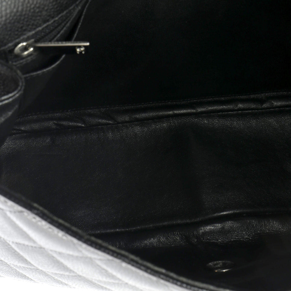 Classic Single Flap Bag Quilted Caviar Jumbo