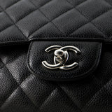 Classic Single Flap Bag Quilted Caviar Jumbo