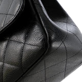 Classic Single Flap Bag Quilted Caviar Jumbo