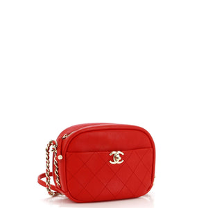 Casual Trip Camera Case Quilted Goatskin Small
