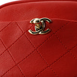 Casual Trip Camera Case Quilted Goatskin Small