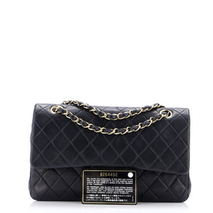 Vintage Classic Double Flap Bag Quilted Lambskin Medium