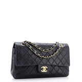 Vintage Classic Double Flap Bag Quilted Lambskin Medium