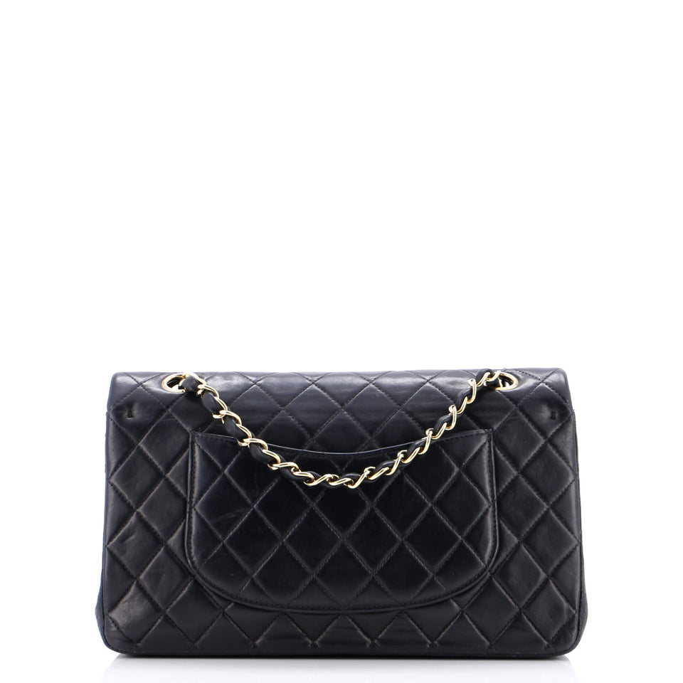 Vintage Classic Double Flap Bag Quilted Lambskin Medium