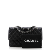 Classic Double Flap Bag Quilted Caviar Medium