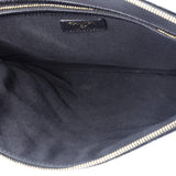 O Case Clutch Quilted Caviar Large