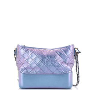 Gabrielle Hobo Quilted Iridescent Lambskin Medium