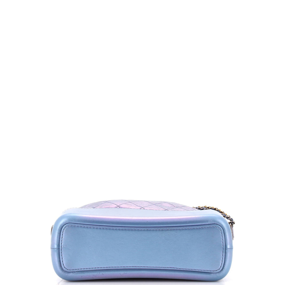 Gabrielle Hobo Quilted Iridescent Lambskin Medium