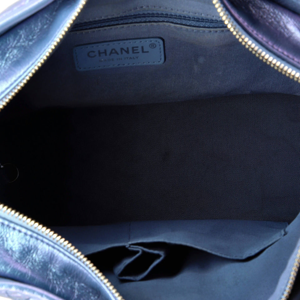 Gabrielle Hobo Quilted Iridescent Lambskin Medium