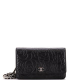 Wallet on Chain Camellia Lambskin