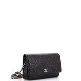 Wallet on Chain Camellia Lambskin