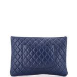 O Case Clutch Quilted Lambskin Large