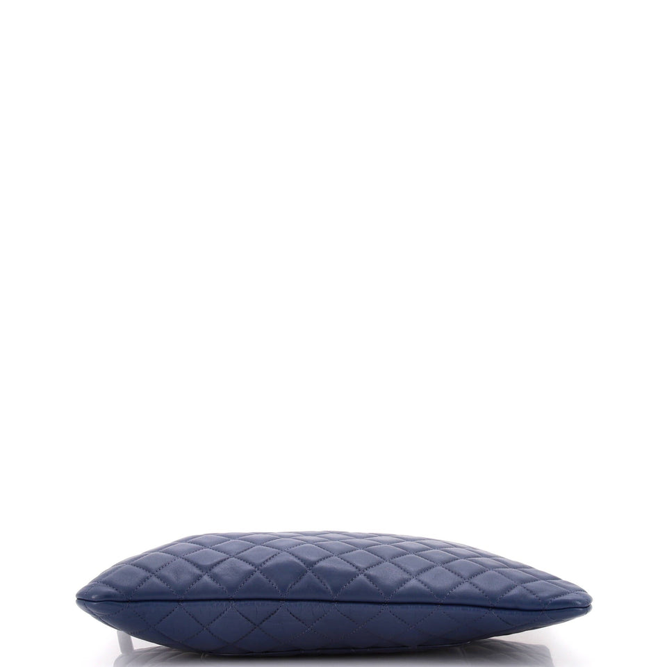 O Case Clutch Quilted Lambskin Large