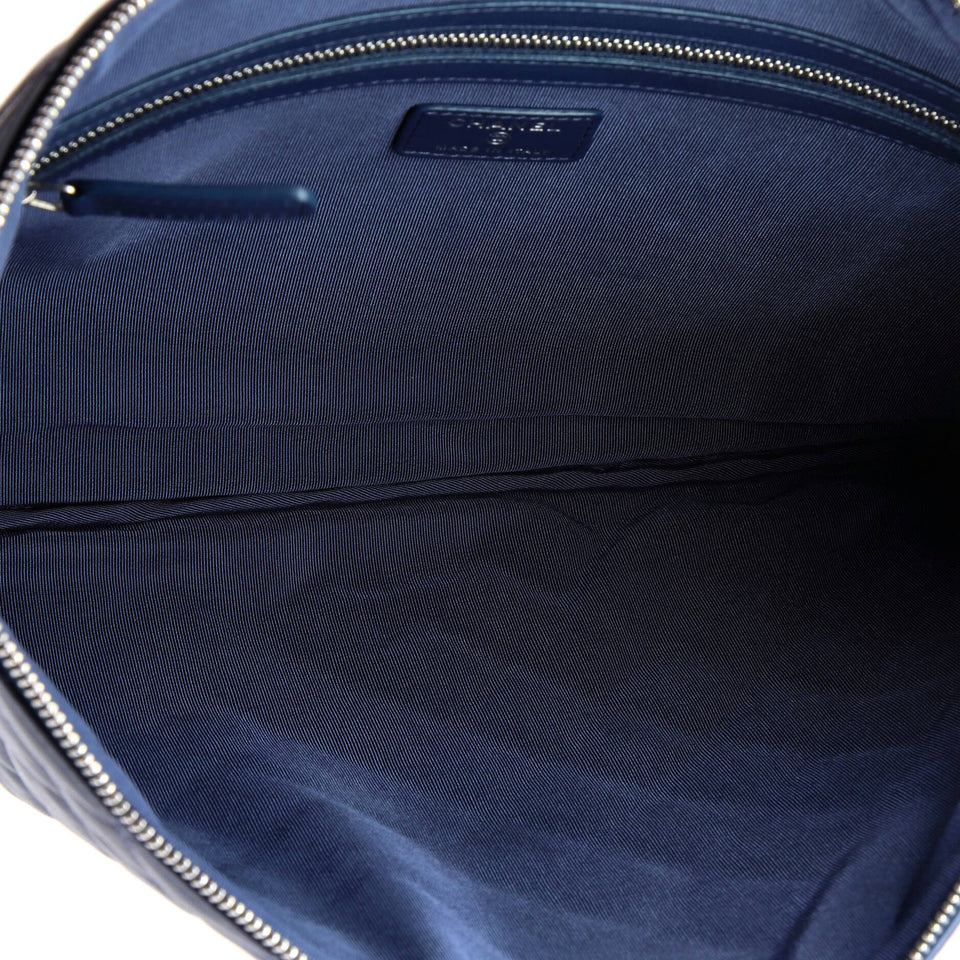 O Case Clutch Quilted Lambskin Large