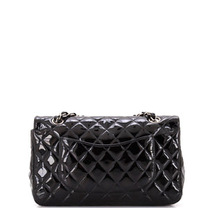 Classic Double Flap Bag Quilted Patent Medium