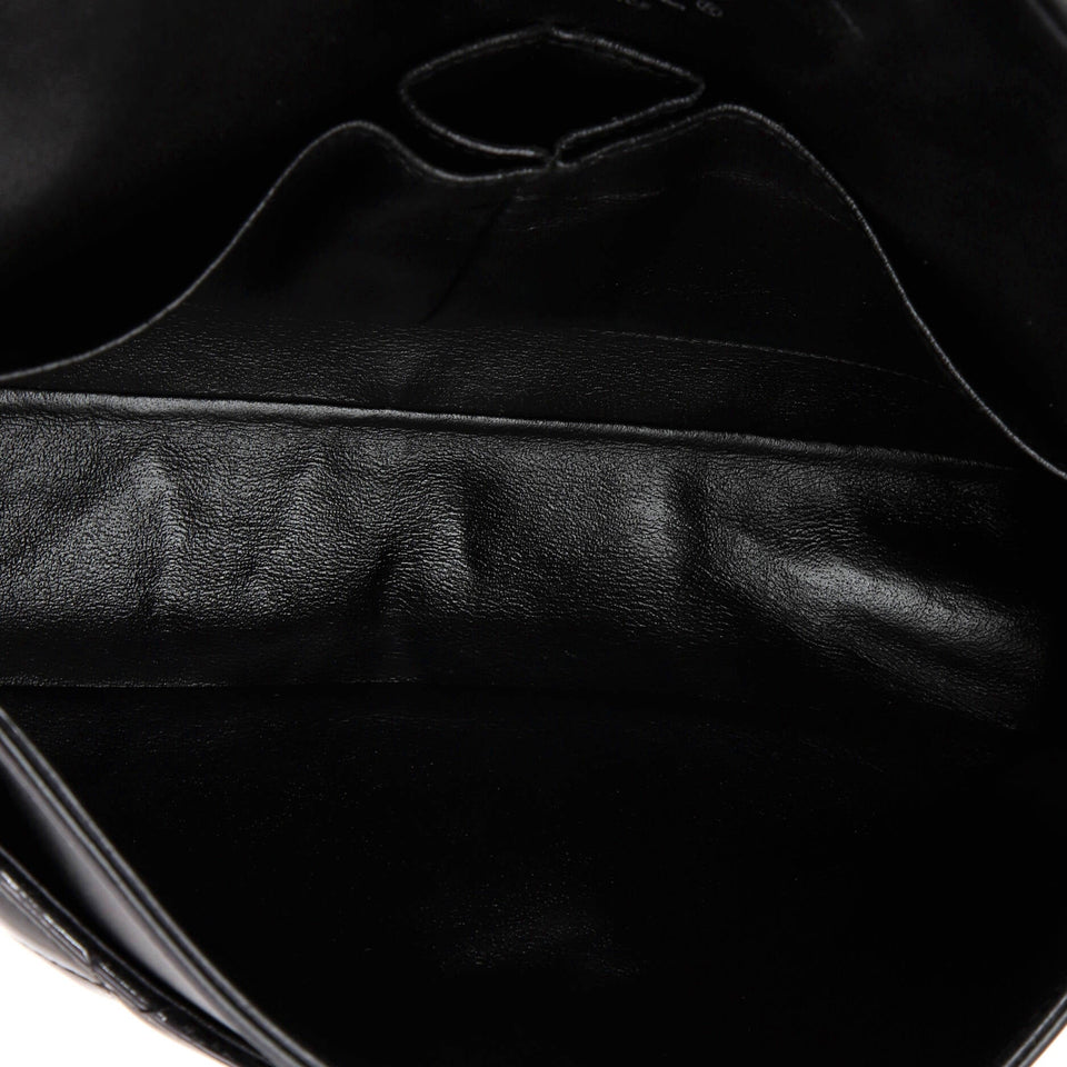 Classic Double Flap Bag Quilted Patent Medium