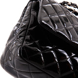 Classic Double Flap Bag Quilted Patent Medium