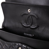 Classic Double Flap Bag Quilted Patent Medium
