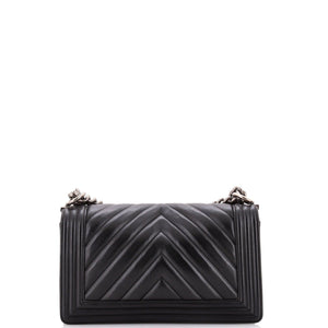 Boy Flap Bag Chevron Calfskin Old Medium