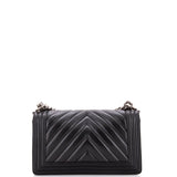 Boy Flap Bag Chevron Calfskin Old Medium