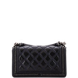 Paris-Salzburg Chain Handle Boy Flap Bag Quilted Lambskin Old Medium